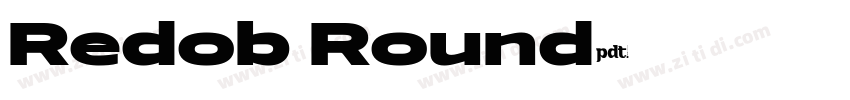Redob Round字体转换